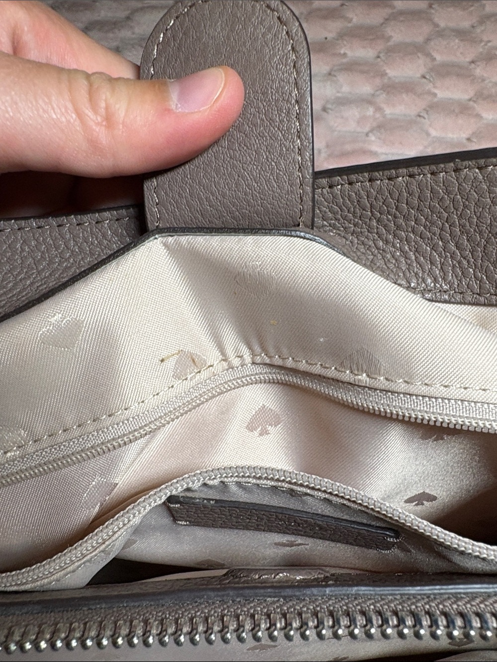 Kate Spade ♠️ Pebbled Leather Satchel - Picture 13 of 16